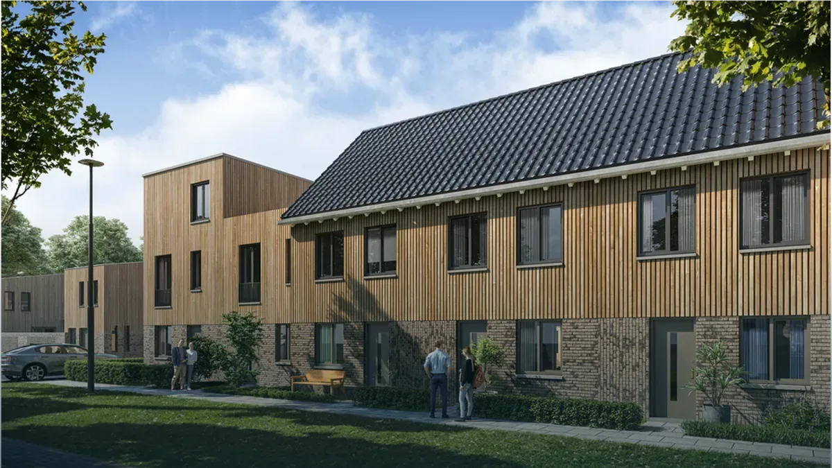 Duurzame Huisrijk-woningen in een groene wijk